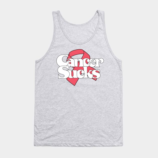 Cancer Sucks // Original Cancer Awareness Design Tank Top by DankFutura